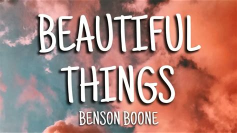 benson boone beautiful things lyrics